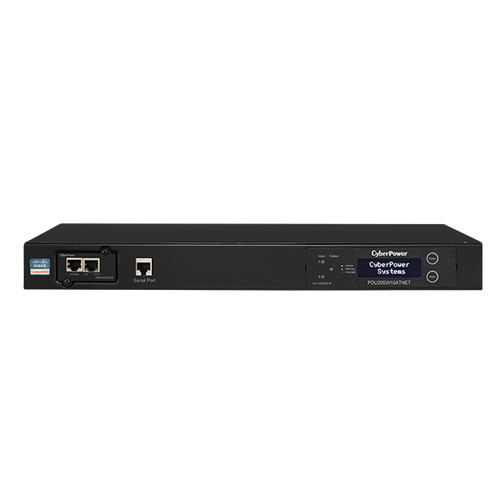 CyberPower PDU20SW10ATNET power distribution unit (PDU) 10 AC outlet(s) 1U Black