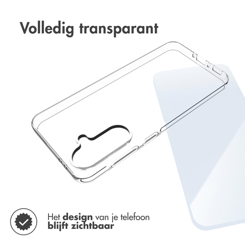 Accezz Clear Backcover voor de Samsung Galaxy A56 - Transparant, afbeelding 2