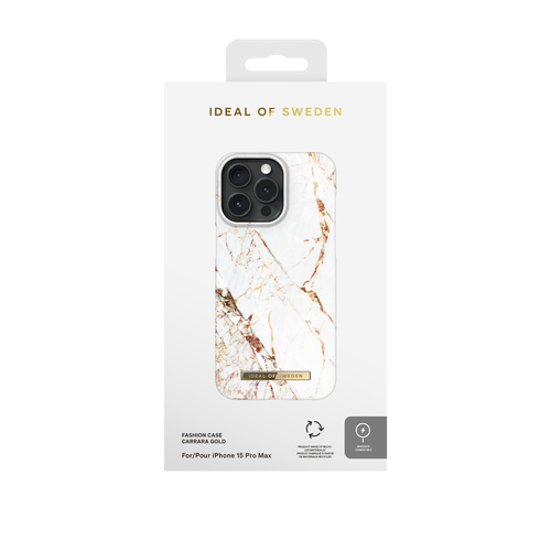 iDeal of Sweden Printed Case MagSafe iPhone 15 Pro Max Carrara Gold – image 4