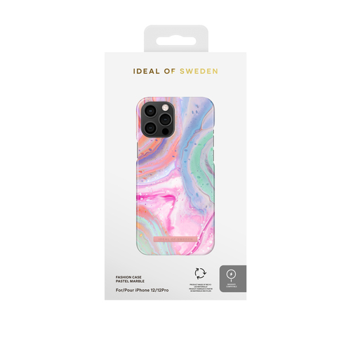 iDeal of Sweden Printed Case MagSafe iPhone 12 / 12 Pro Pastel Marble – image 6