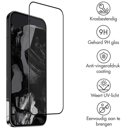 Accezz Gehard Glas Full Cover Screenprotector Google Pixel 9 Pro XL, afbeelding 2