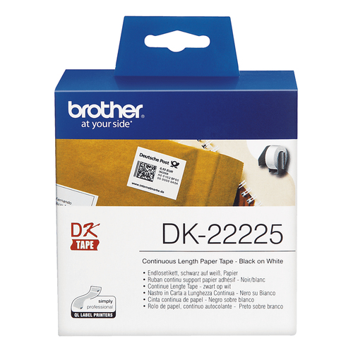 Brother DK Labels DK-22225 38mm x 30.48m Continuous Paper DK22225 - image 3