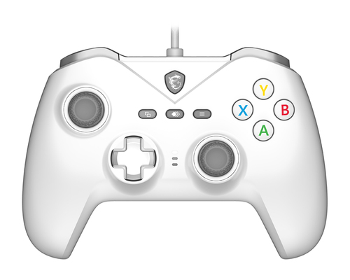 MSI FORCE GC200 WHITE игровой контроллер Белый USB Геймпад Аналоговый/цифровой Android, ПК