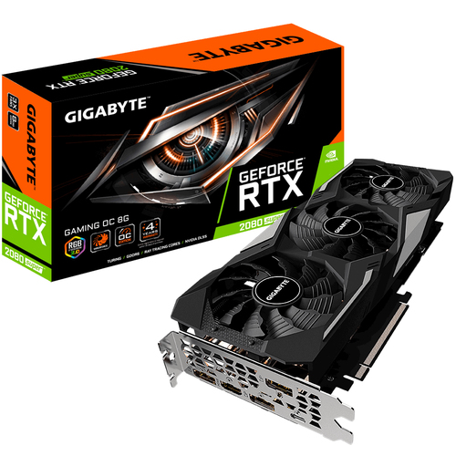 GIGABYTE GVN208SGO-00-G2 видеокарта NVIDIA GeForce RTX 2080 SUPER 8 GB GDDR6