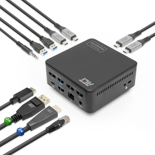 ACT USB-C Triple 4K DisplayLink Dockingstation – Foto 2 von 5