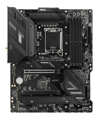 Msi Intel B760 Intel Mag B760 Tomahawk Wifi 1700 DDR5 Atx Motherboard - image 2