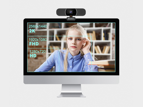Sandberg All-in-1 Webcam 2K HD – image 4