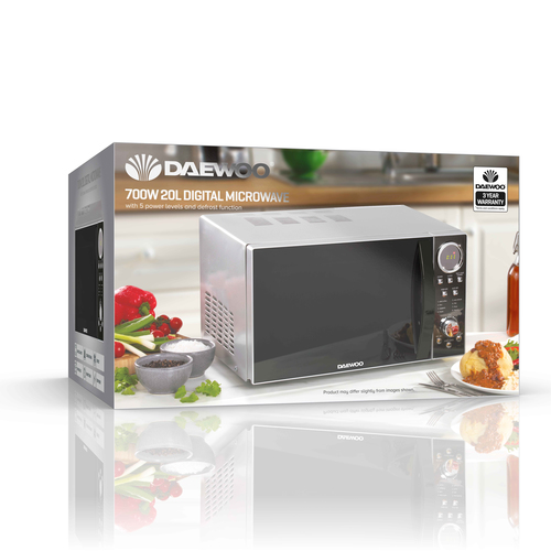 Daewoo SDA2087 microwave Black Solo microwave Countertop