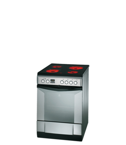 Indesit K6C56(X)/GR Freestanding cooker Electric Gas Stainless steel