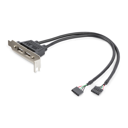 StarTech.com 2 Port USB A Female Low Profile Slot Plate Adapter – image 4