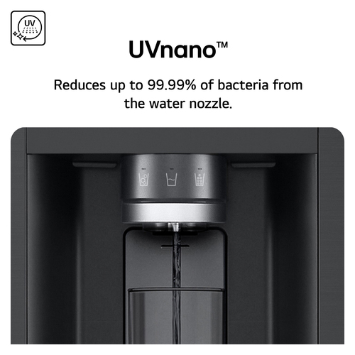 LG InstaView™ GMG96CRAFT Total No Frost American Fridge Freezer - Essence Black Steel - E Rated, Essence Black Steel - image 7