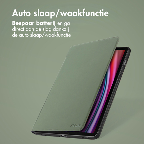 Accezz Classic Tablet Case Samsung Galaxy Tab S10 Plus / Tab S9 Plus / Tab S9 Plus FE - Groen, afbeelding 7