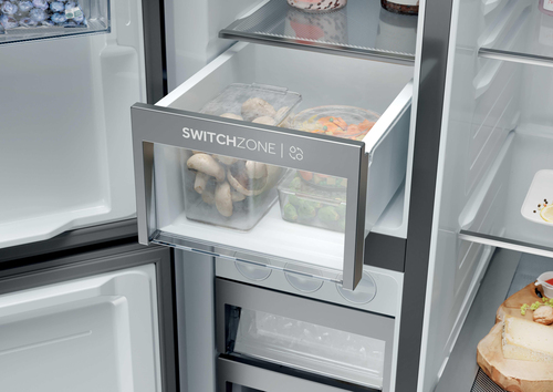 Haier Series 7 HSPR79F18EWMB American-Style Smart Fridge Freezer - Brushed Black, Black - image 8