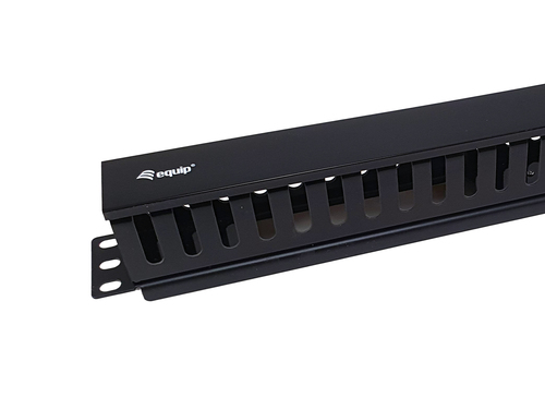 Equip 19" Kabelmanagement Panel Ausstattung zwart, afbeelding 3