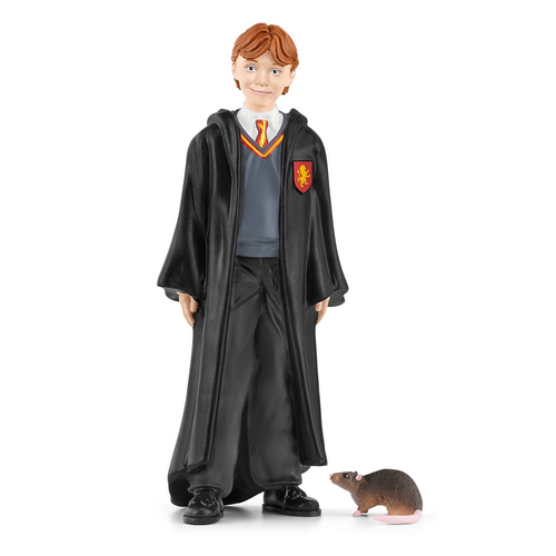 Schleich Harry Potter - Ron Wemel en Schurfie speelfiguur, afbeelding 2
