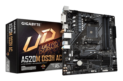 Motherboard GIGABYTE MB GIGABYTE A520M DS3H AC