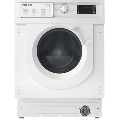 Hotpoint BIWDHG75148 Integrated Washer Dryer 1400 Spin 7kg 5kg E Rated - image 1