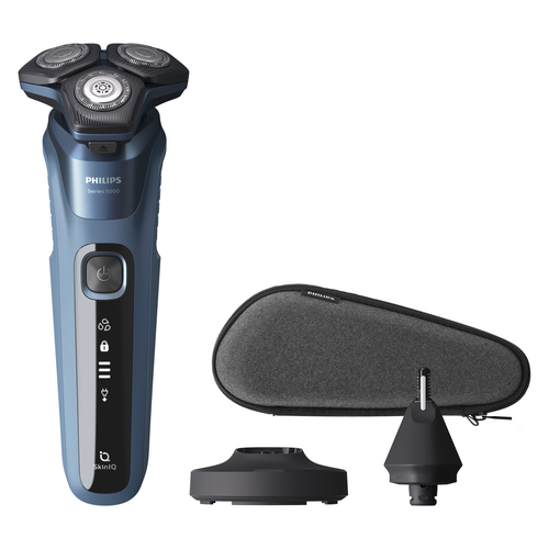 Philips SHAVER Series 5000 S5582/36 men's shaver Rotation shaver Trimmer Black, Blue
