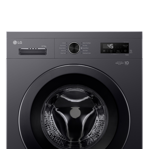 LG W4X1085NMK washer dryer Freestanding Front-load Grey – image 3