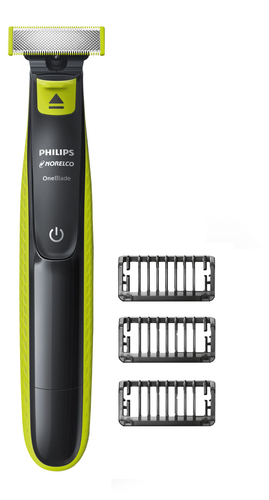 Philips Norelco OneBlade QP2520/70 beard trimmer Battery Wet & Dry Black, Green
