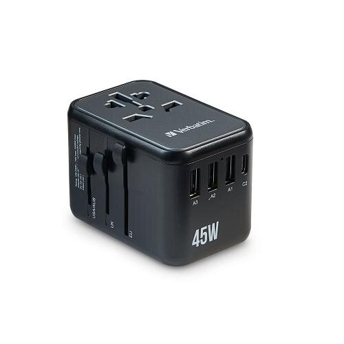 Verbatim 32123 mobile device charger Universal Black AC Fast charging Indoor