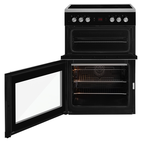 Beko JDC683X cooker Freestanding cooker Electric Ceramic hob Stainless steel – image 2