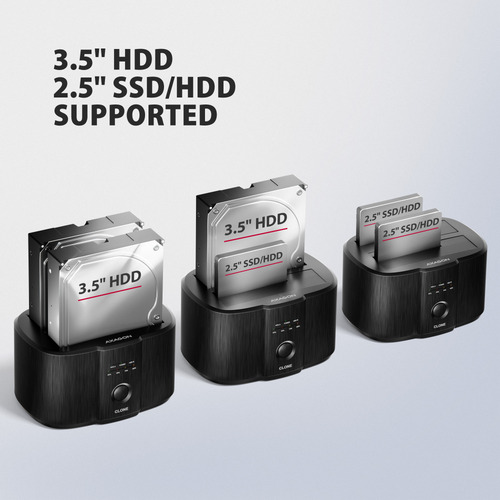 Axagon ADSA-SC USB-C 5Gbps Dual SATA – image 4