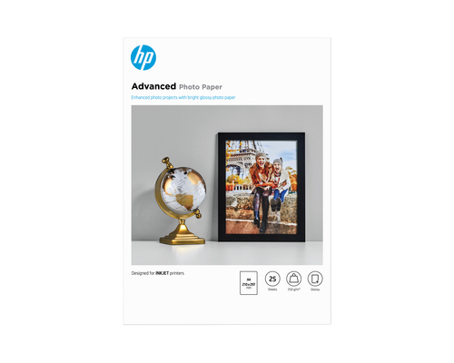 HP White A4 Advanced Glossy Photo Paper 250gsm (25 Pack) - image 1