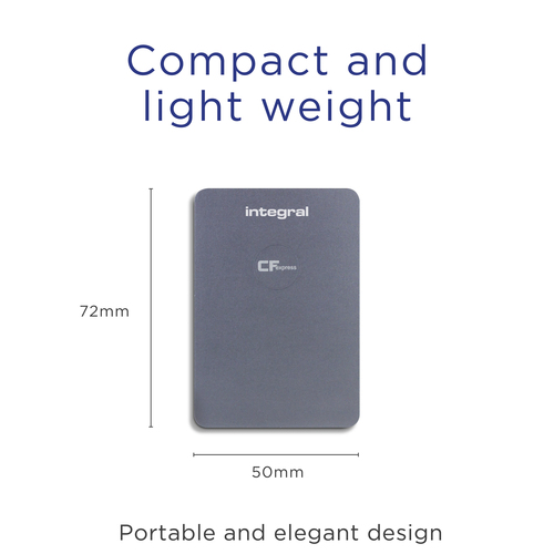 Integral USB 3.0 CARD READER SINGLE SLOT CFEXPRESS WITH TYPE C TO A AND C TO C CABLES ETAIL – image 5