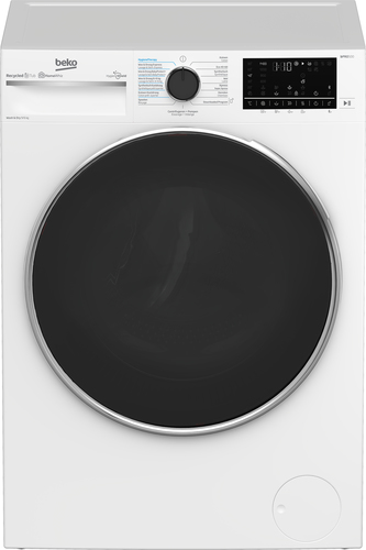 Beko B5DT59442W стирально-сушильная машина Отдельно стоящий Фронтальная загрузка Белый