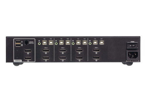 ATEN 4-Port USB DisplayPort Dual Display Secure KVM Switch with CAC (PSD PP v4.0 Compliant) – image 2
