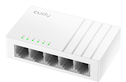 Cudy 5-Port 10/100 Mbps Unmanaged Switch, afbeelding 3