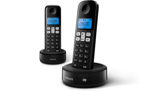 Philips D1362B/FR telephone DECT telephone Caller ID Black