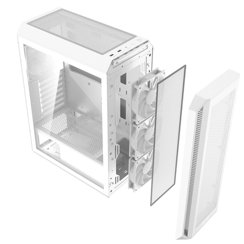 Behuizing XPG VALOR AIR PLUS (ATX) Midi Tower weiß retail, afbeelding 8