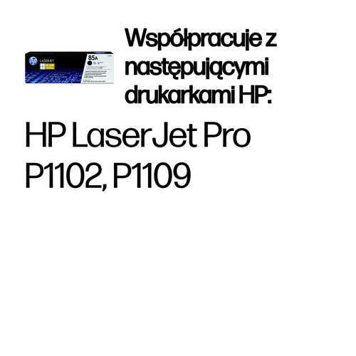 HP 85A oryginalny wkład z czarnym tonerem LaserJet CE285A