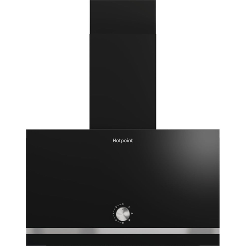 Hotpoint PHVP62FLMK Chimney Cooker Hood - Black - image 1