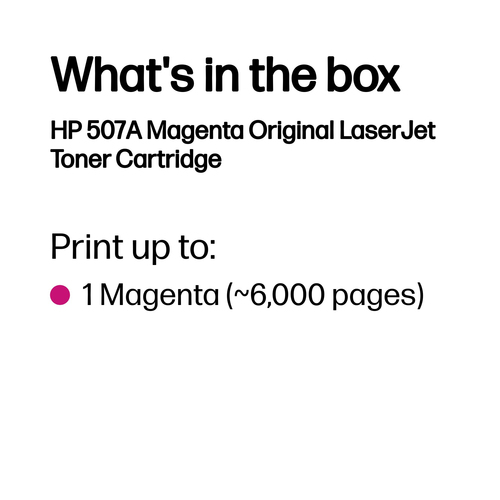HP 507A Magenta Original LaserJet Toner Cartridge (CE403A) - image 3