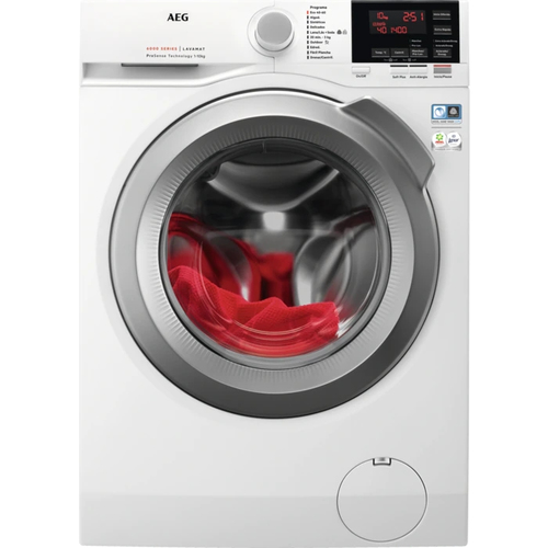 AEG L6FBG142P стиральная машина Фронтальная загрузка 10 kg 1351 RPM Белый