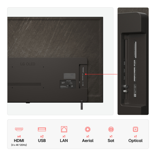 LG B56LA 65" 4K Ultra HD OLED Smart TV - OLED65B56LA, Black - image 4