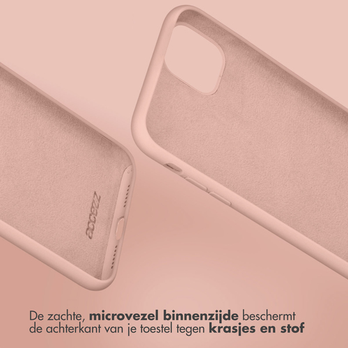 Accezz Liquid Silicone Backcover Samsung Galaxy A54 (5G) Telefoonhoesje Roze, afbeelding 6