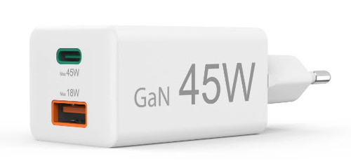 Hama Fast Charger 1x USB-C PD 1x USB-A QC Mini-Charger 45 W Oplader Wit, afbeelding 7