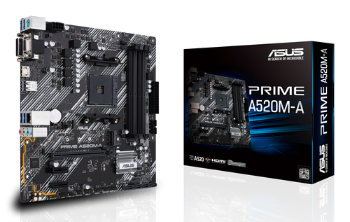 Asus Prime A520M-A II/Csm Amd A520 Socket AM4 Micro-Atx Motherboard - image 1