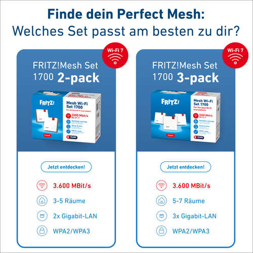 FRITZ!Mesh Set 1700 Lot de 2 – Photo 5 sur 9
