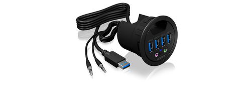 RaidSonic ICY BOX IB-HUB1403A Hub 4 porte USB
