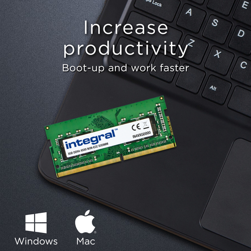 Integral 8GB LAPTOP RAM MODULE DDR4 2666MHZ PC4-21300 UNBUFFERED NON-ECC SODIMM – image 2