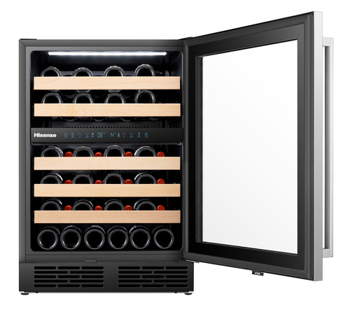 Hisense RW17W4NWG0 wine cooler Compressor wine cooler Built-in Stainless steel 46 bottle(s) – image 2