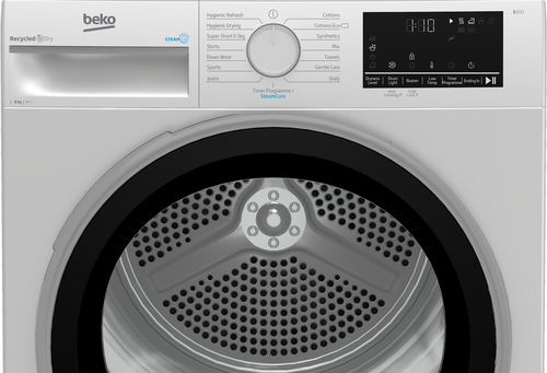 Beko B3T48231DW 8kg Heat Pump Tumble Dryer with SteamCure – image 3