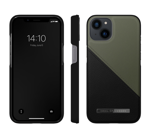 iDeal of Sweden Atelier Case iPhone 13 Onyx Black Khaki – image 3