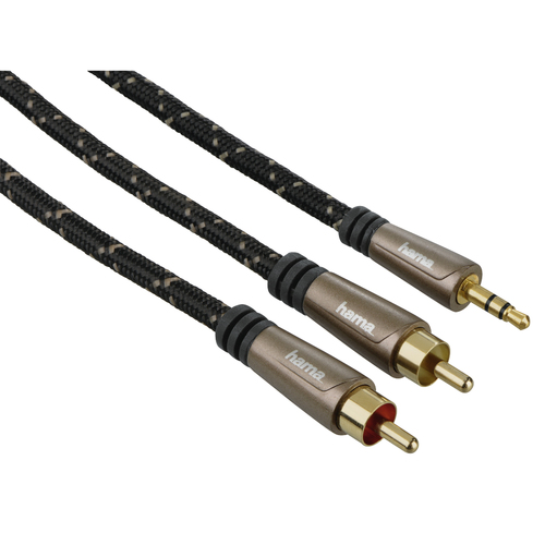 Hama 00123327 аудио кабель 3 m 3,5 мм 2 x RCA Коричневый