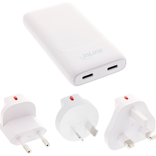 InLine 31519C mobile device charger Universal White AC Indoor
